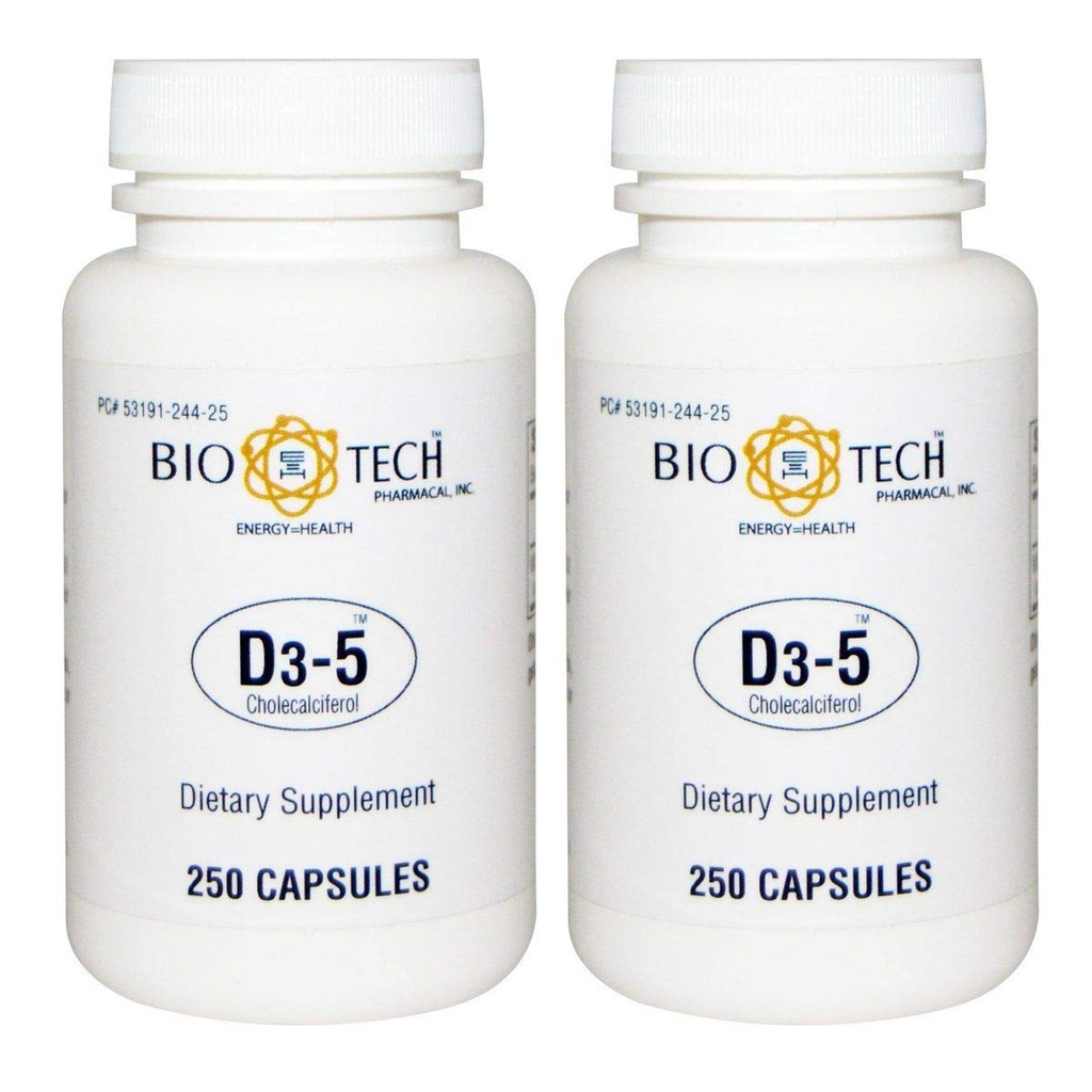 BioTech Pharmacal - D3-5 (5 000 IU) (500 tabliet)
