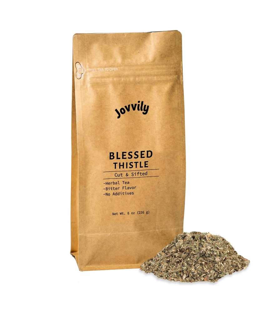 Jovvily Blessed Thistle Herb, 8 oz, Bylinný čaj, Cut & Sifted