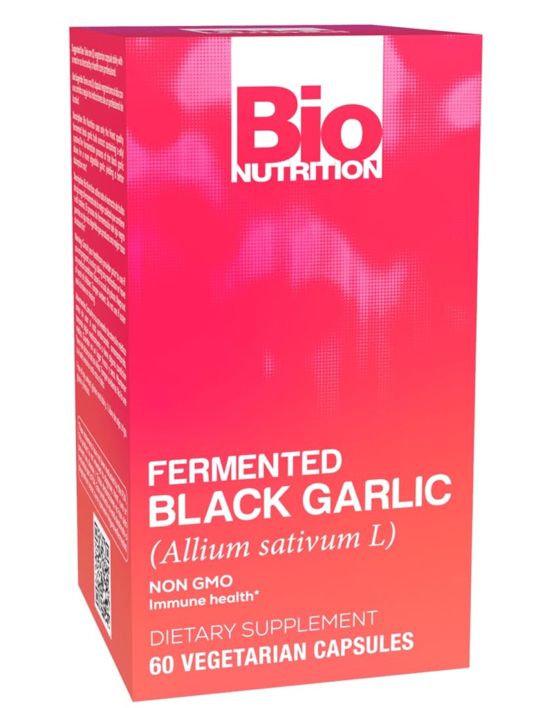 Bio Nutrition Fermentovaný čierny cesnak - 60 Vegetariánskych kapsúl Balenie 1