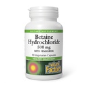 Prírodné faktory, Betaín HCL 500 mg, podporuje zdravé trávenie a zdravý mikrobióm, 90 kapsúl (90 porcií)
