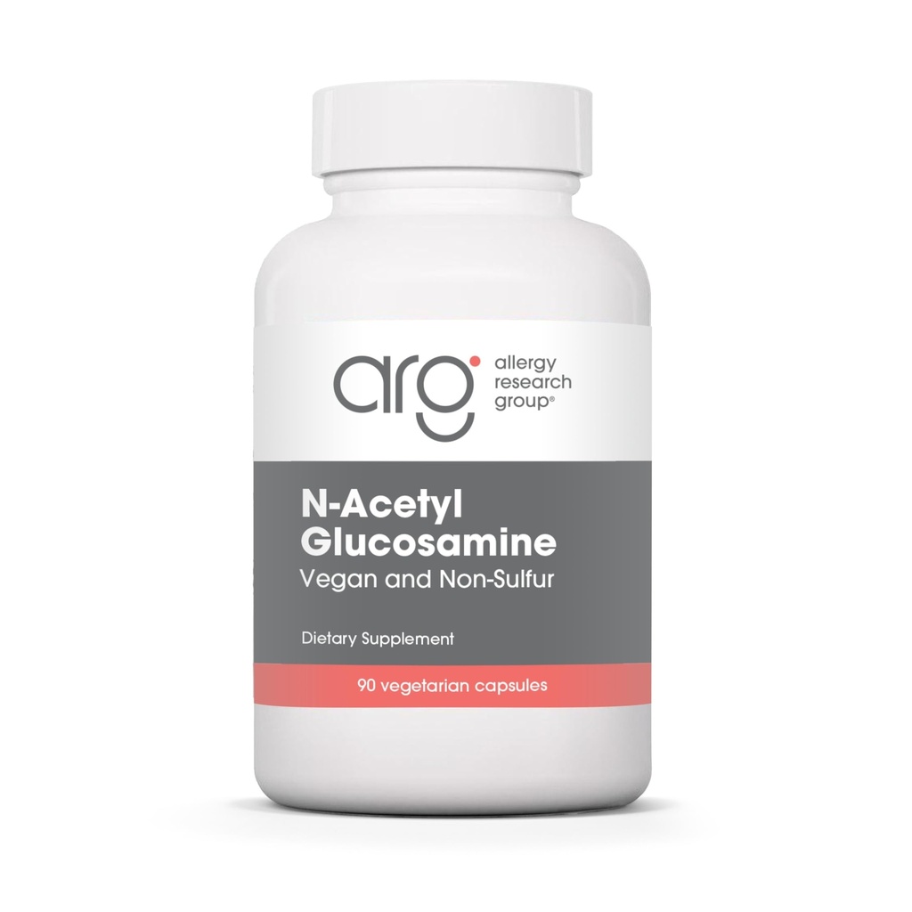 Alergia Research Group N-Acetyl D-Glukosamine 500mg - NAG Supplement, Joint Support, Glucosamine Sulfate, Joint Health Formula, Motility Activator, Vegan, Non-Sulfur, Vegetariánske kapsule - 90 Počet