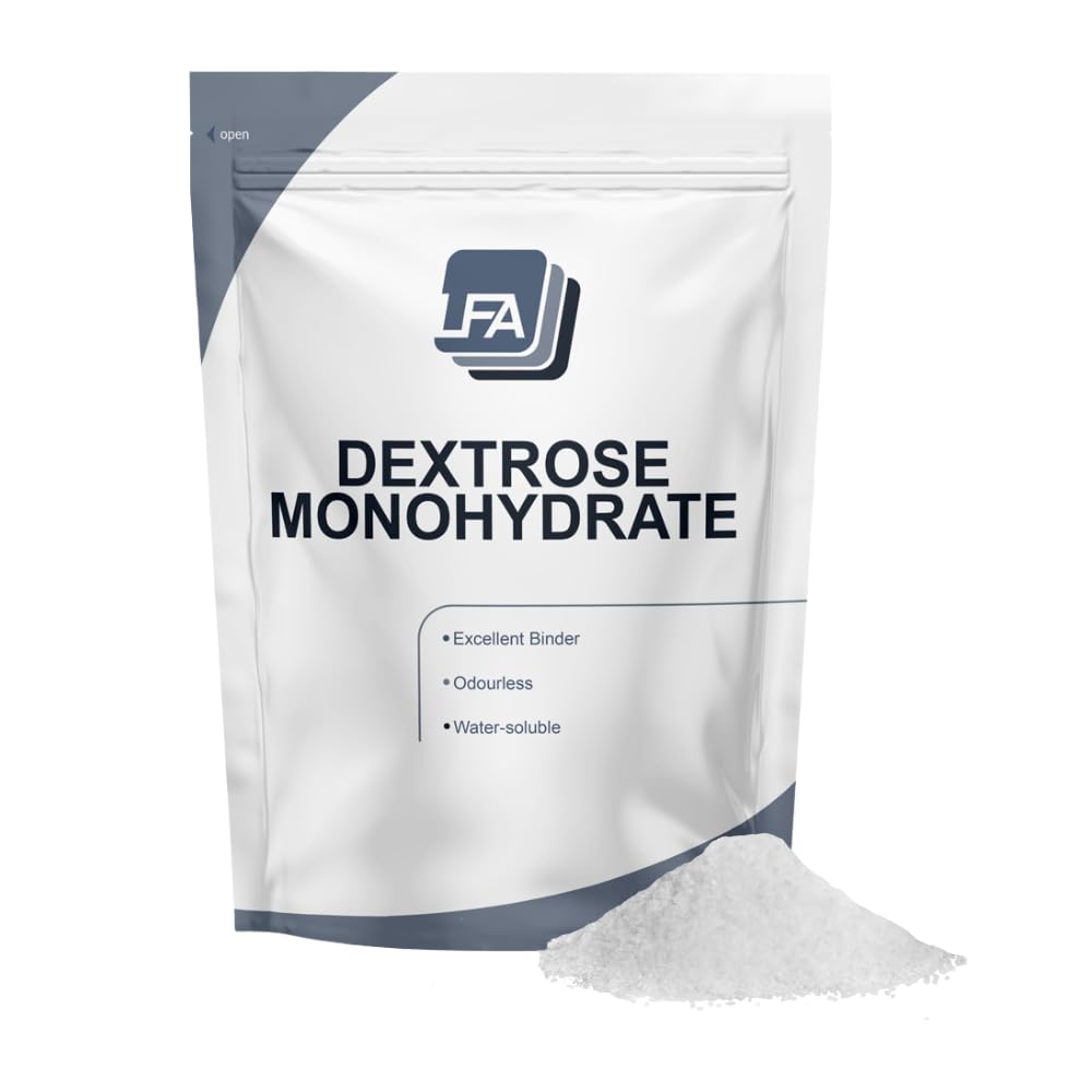 Monohydrát dextrózy Prášok - 1 kg (2,2 lb) - Sladidlo potravinárskej triedy - Post Cvičenie doplnok ingrediencie - Tablet Press Machine Pomocná látka Cukor