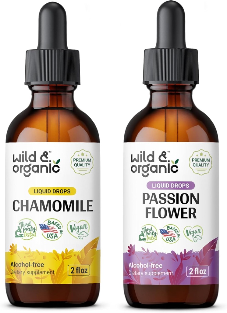 Divoká a organická harmančeková tinktúra 2 fl oz & musionflower Tinture 2 fl oz