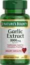 Príroda sa Bounty cesnak extrakt, bylinné doplnok, podporuje cirkulačné funkcie, 1000mg, 100Rapid Release Softgels
