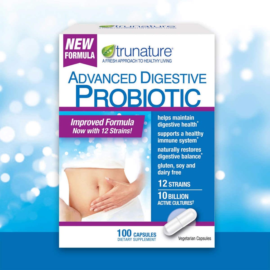 TruNature Digestive Probiotic Kapsule, 100 Počet