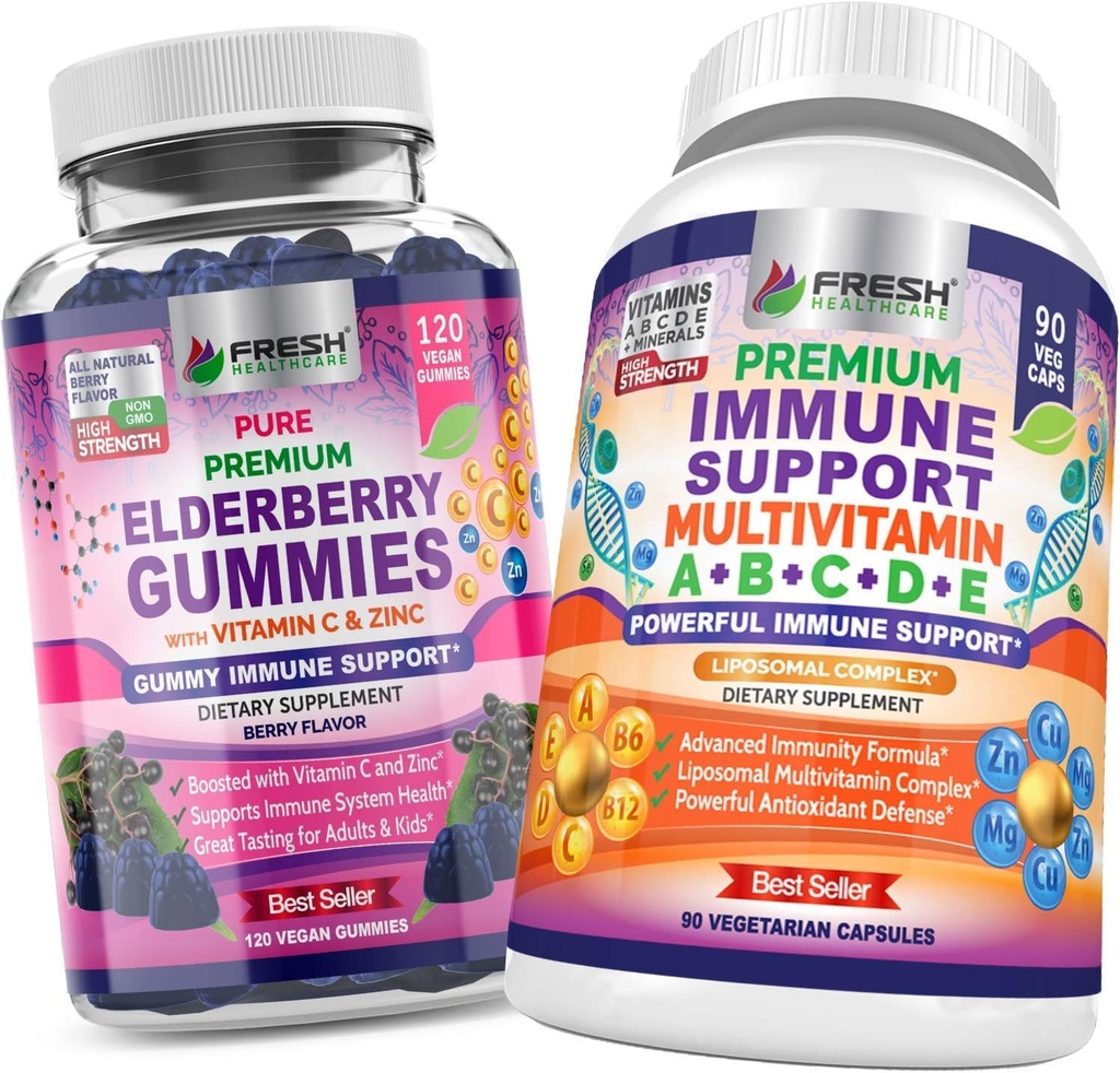ČERSTVÉ ZDRAVOTNÍCKE Gummy a imunitné multivitamíny