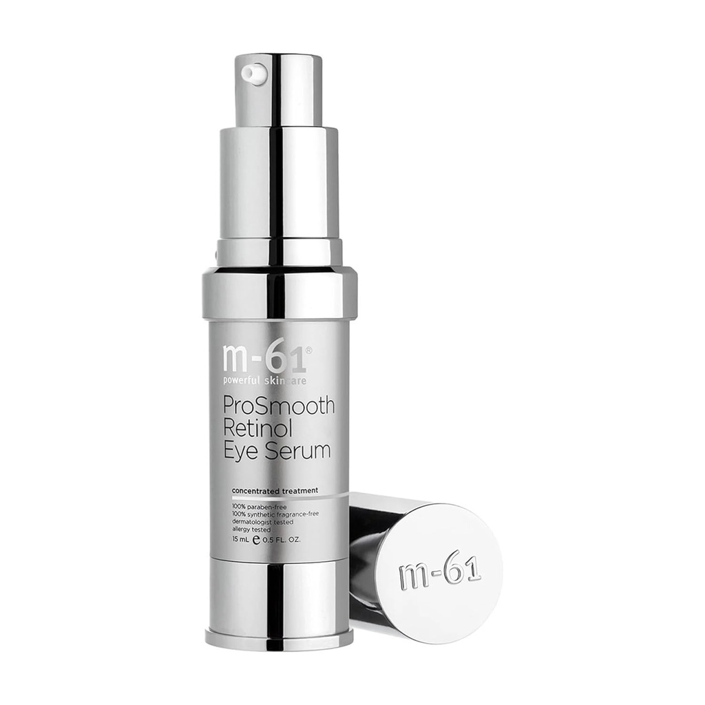 m-61 ProSmooth retinolové očné sérum 0,1% nedráždivé retinolové očné sérum s vitamínom C, 0,5 Fl Oz