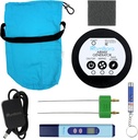 Koloidné striebro Generátor Kit 9,99% (Ag) Rods, TDS Meter Koloidné striebro Stroj, Impure indikátor vody, Water Ionizer Machine for Home, Travel Bag, AirMix