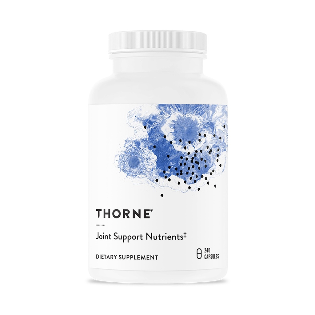 THORNE - Spoločná podpora Nutrienty - Glukozamín a MSM s Curcumínom, Hypromelainom a Boswellia pre Joint Support* - 240 Kapsule