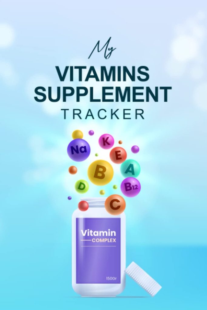 Môj vitamíny doplnok Tracker: Týždenný Log doplnkov a vitamínov Intake, Logbook