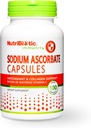 NutriBiotic - Sodium Ascorbate Buffered Vitamin C Capsules, 100 Ct | Vegan, Non-Acidic & Easier on Digestion Than Ascorbic Acid | Essential Immune Support & Antioxidant Supplement | Gluten & GMO Free