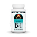 Zdroj Naturals Vitamín B-1 Tiamín 500mg High Potency, 100% Pure - 100 tabliet