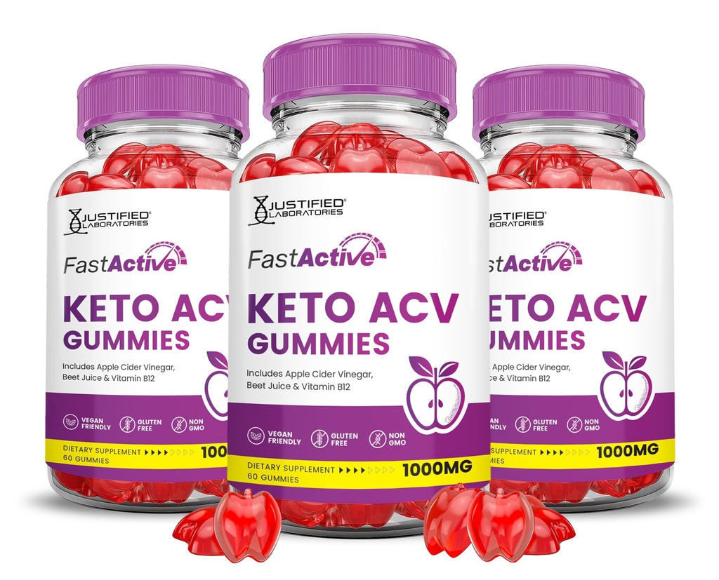 (3 balenia) Fast Active Keto ACV Gummies Advanced Formula 1000MG Fastactive Keto Gummies Apple Cider Ocogar Formulated with Pomegranate Beet Juice Powder B12 Vegan Non GMO 180 Gummy