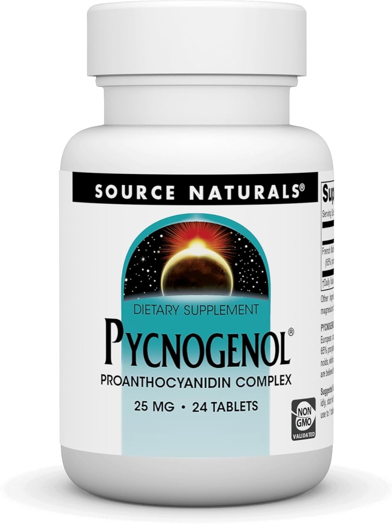ZDROJ NATURALS Pycnogenol 25 Mg Tablet, 24 Počet