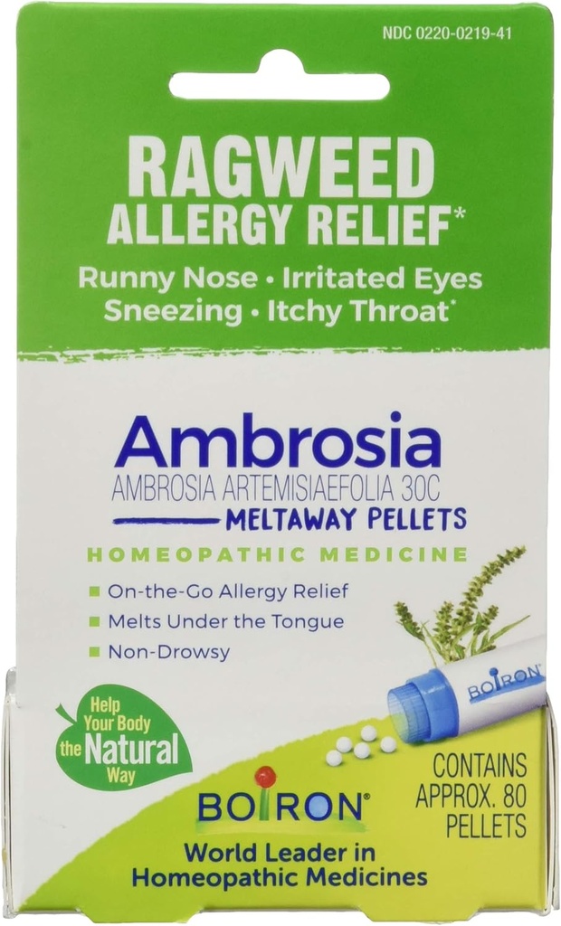 BOIRON Ambrosia 30C Ragweed Alergy Relief, 80 CT