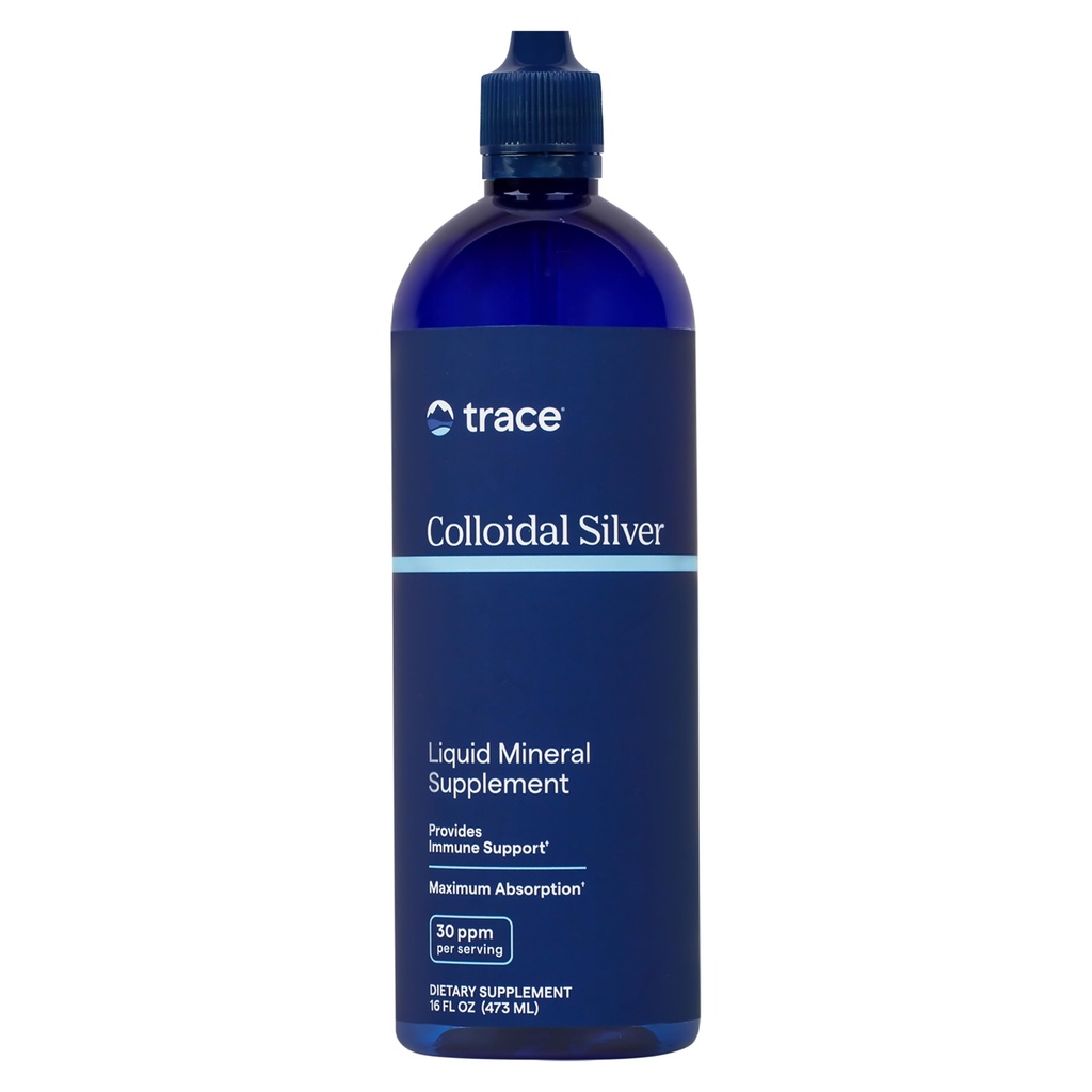 Stopové minerály Koloidné striebro - Čistá koloidná striebro doplnok pre imunitnú podporu - Prírodné minerálne kvapky - High-Potency Formula - Gluten-Free - Vegan - 16 fl oz (48 Servings)