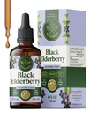 HERBAMAMA Black Elderberry kvapky - Vegan Elderberry tekutý extrakt pre imunitnú podporu - non-GMO, Alkohol a bez cukru imunita doplnok, 42-Deň dodávky
