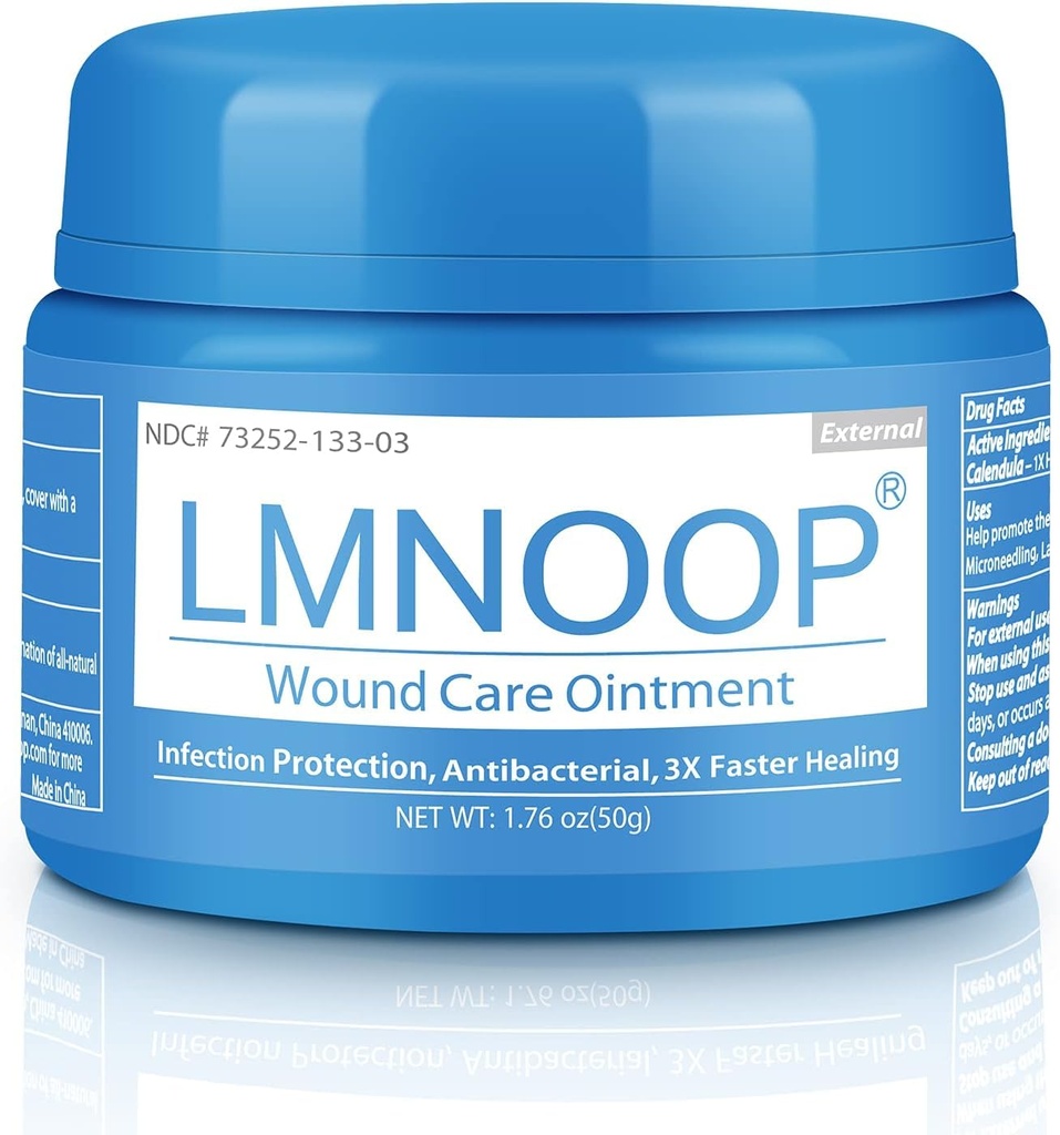 LMNOOP® hojenie rany, pre chronickú ranu, postieľku, kožné vredy, celulitídu, popáleniny, chirurgickú ranu, infikovanú ranu, rezy, pľuzgiere, úľavu od bolesti, anti-infekciu, protizápalový krém
