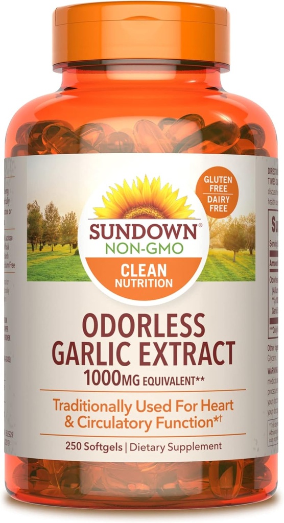 Sundown Cesnak Supplement, 250 Softgels