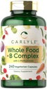 Carlyle vitamín B komplex celých potravín Blend 240 Kapsule 