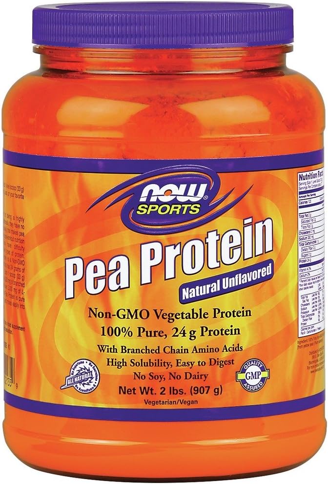Teraz Foods 100% Pure Pea Protein Powder in 2 libra Container (Pack of 2)