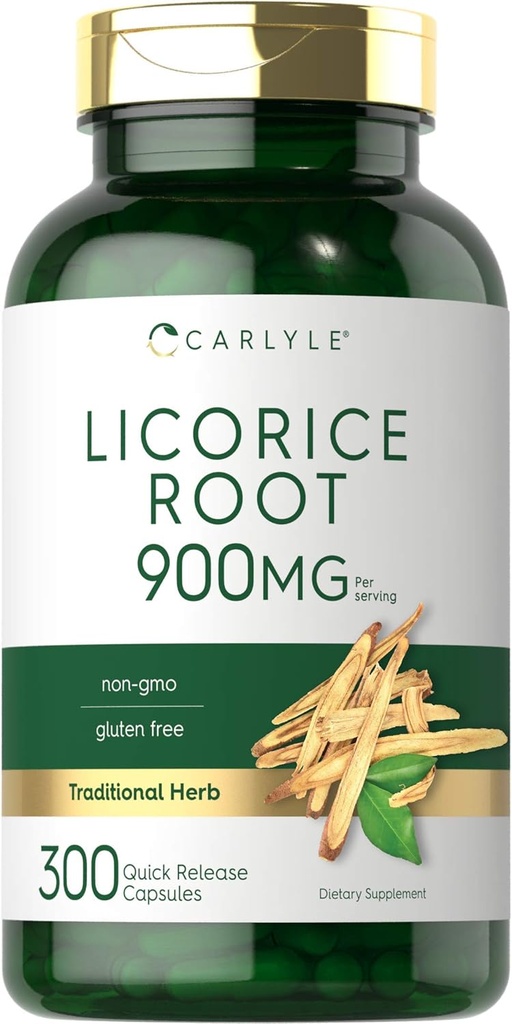 Carlyle Licorice Root Capsules 900mg 
