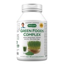 ANDREW LESSMAN Green Foods Complex 180 Kapsule - dodávky stavebné bloky pre zdravý rast tkaniva, podpora pečene. 100 mg Každý z jačmeňa Tráva, pšenica tráva, Modrá zelená riasa, Chlorella, Spirulina
