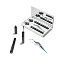 Lashify Control Kit - Kompletné DIY Eye Lash Štartovacia sada - Zosilniť Gossamer Black 10mm, 12mm, White Travel Case, Petite Wand