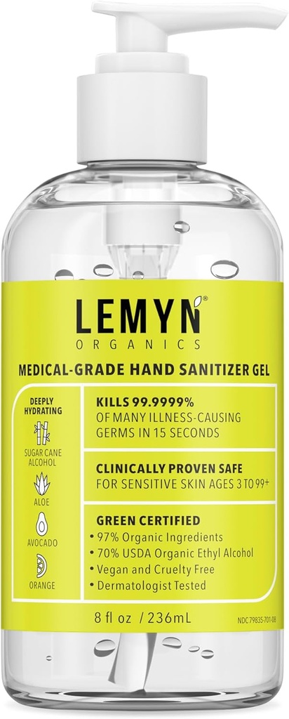 Medical-Grade Hand Sanitizer Gel 
