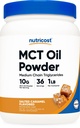 Nutricost Premium MCT Oil Powder (1 LB) (Salted Carmel) - Best for Keto, Ketosis, and Ketogénny Diets - Non-GMO a Gluten Free, Medium Chain Triglyceride