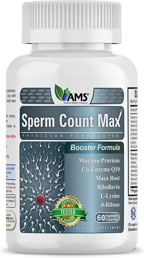 Amerika Medic & Science Sperm Count Max (60 Kapsule) 