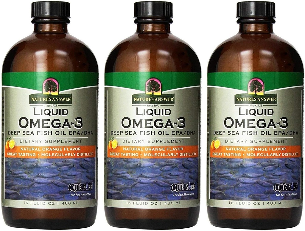 (3 BALENIE) - Prírodné odpovede - Omega 3 Liquid 