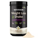 Naturade Chudnutie Shake Nahradenie jedla, 18 Slúži - 25g Rastlinný proteín, CLA, Fiber & 18 Vitamíny a minerály navrhnuté na Curb Cravings a zvýšiť dennú výživu - Vanilla Creme
