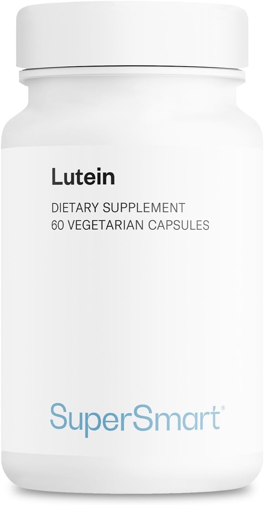 Supersmart - lutein 20mg per day - Marigold Extract 25% - Eye Care Supplement - 100% Natural Non-GMO & Gluten Free - 60 Vegetariánske kapsule