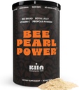 Kiin včelí chlieb prášok - Fermentované pollen a med, 100% prírodné multivitamíny, Superfood pre energiu, Metabolizmus, spánok, zotavenie, imunita obsahuje kráľovské želé a Propolis