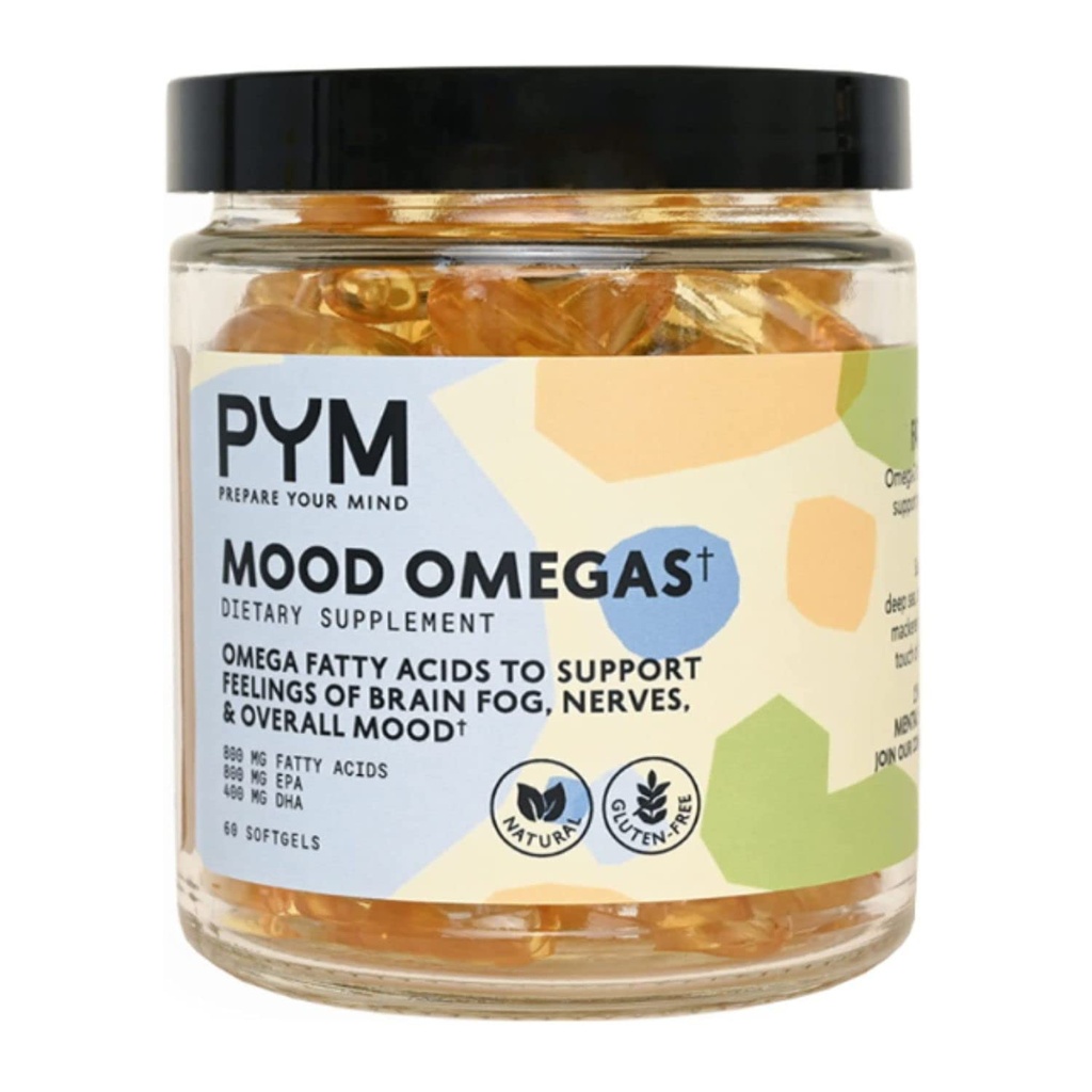Omega-3 doplnok PYM pre náladu a emocionálnu podporu (60 počet) 