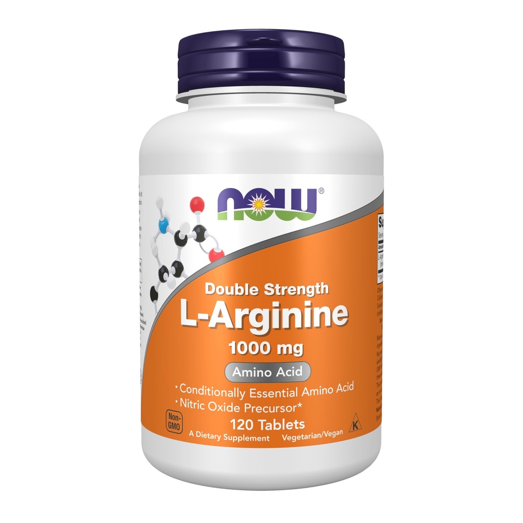 Teraz potravinové doplnky, L-arginín 1000 mg, prekurzor oxidu dusnatého*, aminokyselina, 120 tabliet
