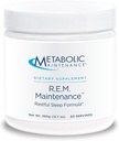 Metabolic Maintenance R.E.M. Maintenance Powder - Natural Relaxation Support Supplement with Magnesium, Melatonin, 5-HTP + Potassium - Easy Drink Add-in, No Fillers (366g / 60 Servings)