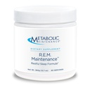 Metabolická údržba R.E.M. prášok na údržbu - Prírodná podpora relaxácie doplnok s horčíkom, melatonín, 5-HTP + draslík - jednoduchý nápoj ad-in, žiadne náplne (366g / 60 Servings)