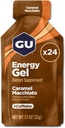 GU Energy Original Sports Nutrition Energy Gel, Caramel Macchiato, 24 Gróf Box