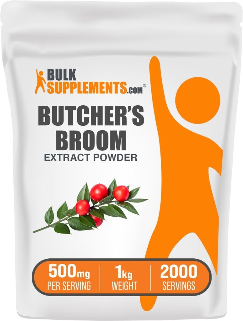 BulkSupplementments.com Mäsiarsky extrakt prášok - Mäsiarska Broomová, bylinné doplnky - Vegan a bezlepok, 500 mg na sleď, 1 kg (2,2 lbs) (Pack of 1)