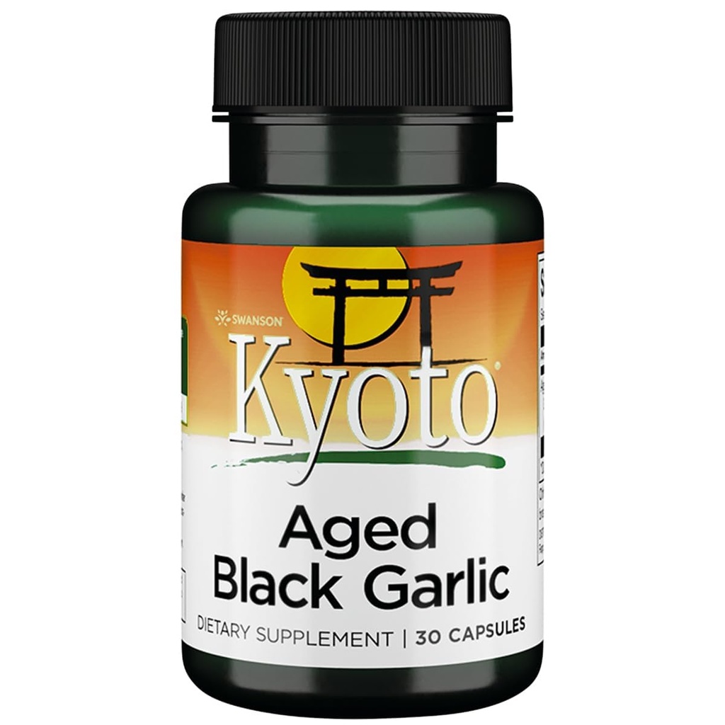 Swanson Aged Black Cesnak 650 Milligrams 30 kapsuly