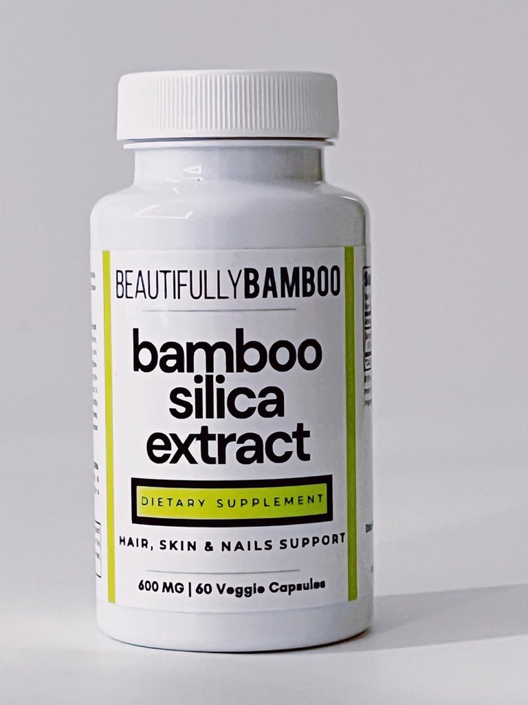 Generic Bambus Silica Extract Kapsule [Krásne bambusové], 60 Počet (Pack of 1)