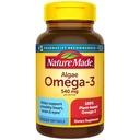 Nature Made Algae Oil Omega 3 doplnok 540mg, Omega 3 Fish Oil Alternative, 70 Veggie Softgels, Udržateľné, Rastlinné-založené, pre zdravé srdce, mozog, a podpora očí, 70 Softgels