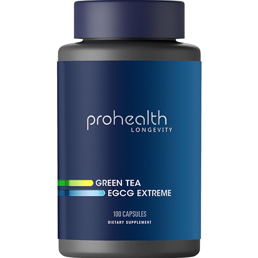 ProHealth longevity Zelený čaj EGCG Extreme (390mg EGCG, 100 Kapsule) (Green Tea Supplement)