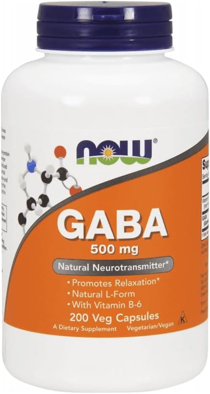 TERAZ Potraviny - GABA s vitamínom B6 500 mg. - 200 Vegetariánske kapsuly