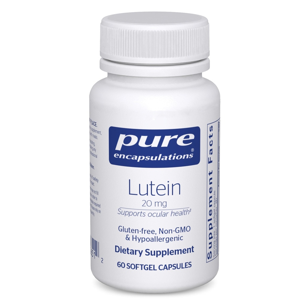 Pure Encapsulations Lutein 20 mg