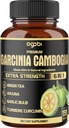 Premium Garcinia Cambogia Kapsule so zeleným čajom, Arjuna, Cesnak, Turmerica, Black Pepper - Zdravie tela a Immune Suplement - 1 balenie 150 Caps for 5 Months