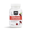 365 podľa trhu s celými potravinami, D-manóza s Cranberry, 90 Počet